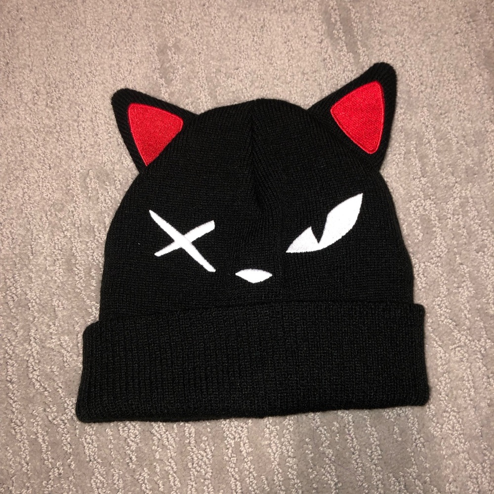 Emily the strange cat beanie